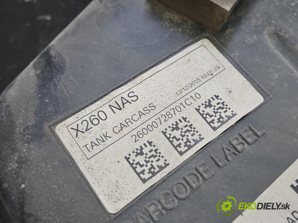 Jaguar XF II X260 2015- 3.0 V6 340KM: automatic 250 kW 2995 cm3 4- Nádrž: palivo GX63-9K007-AE (Palivová nádrž)