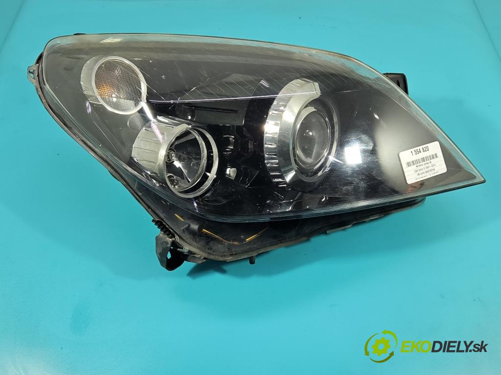 Opel Astra III 2004-2014 1.7 cdti 101 hp manual 74 kW 1686 cm3 5- světlo pravý 93190391 (Pravé přední světlo)