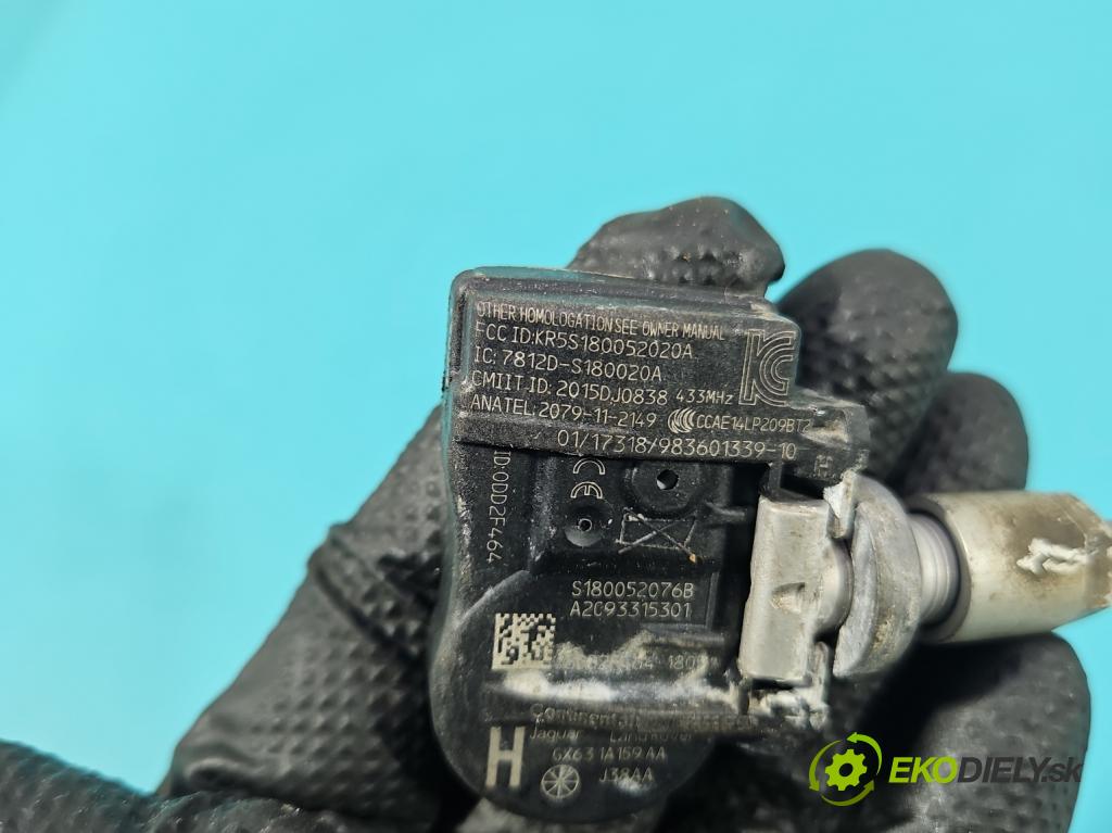 Land rover Range Rover Evoque I 2011-2018 2.0 td 150 HP automatic 110 kW 1999 cm3 5- snímač tlak: pneumatika S180052076B (Snímač tlaku v pneumatike)