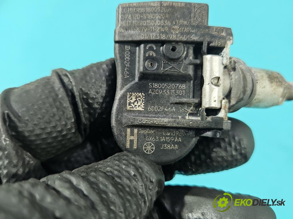 Land rover Range Rover Evoque I 2011-2018 2.0 td 150 HP automatic 110 kW 1999 cm3 5- snímač tlak: pneumatika S180052076B (Snímač tlaku v pneumatike)