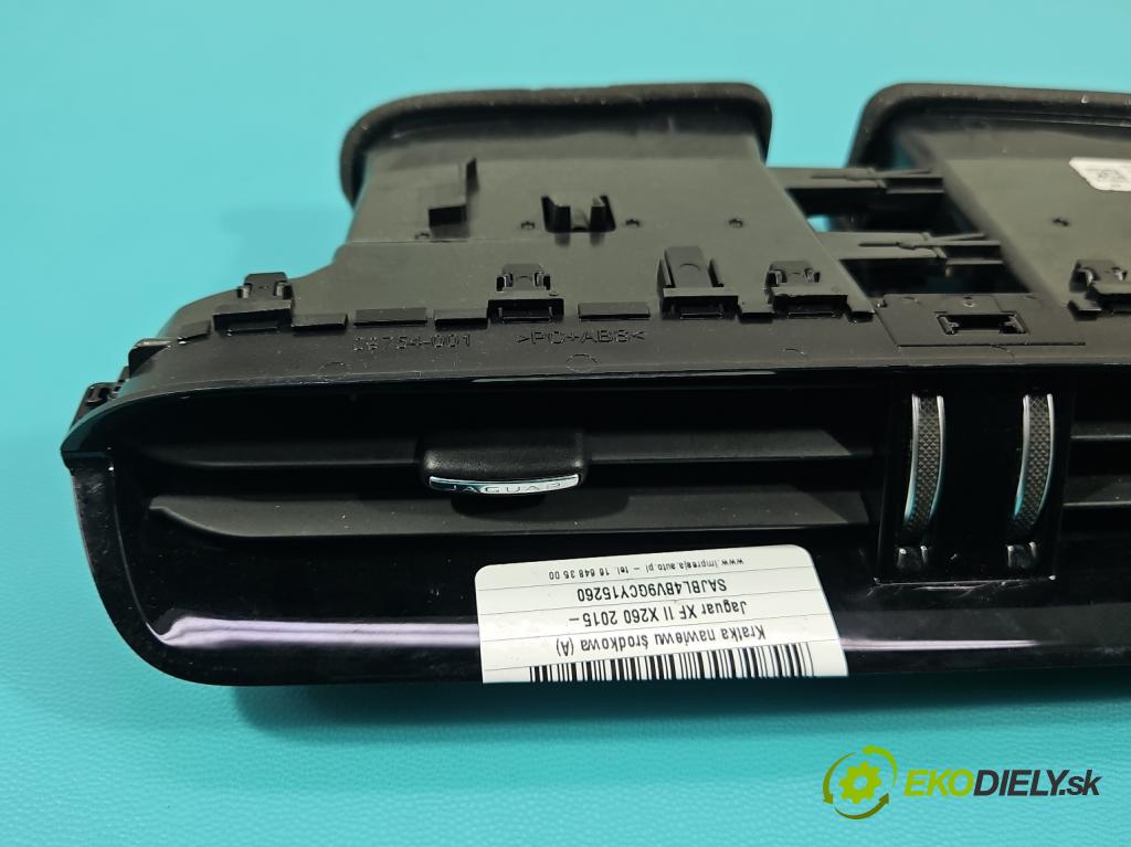 Jaguar XF II X260 2015- 3.0 V6 340KM: automatic 250 kW 2995 cm3 4- Mřížka: kúrenia stredová GX63-014L21-AB (Mriežka kúrenia (fukár))