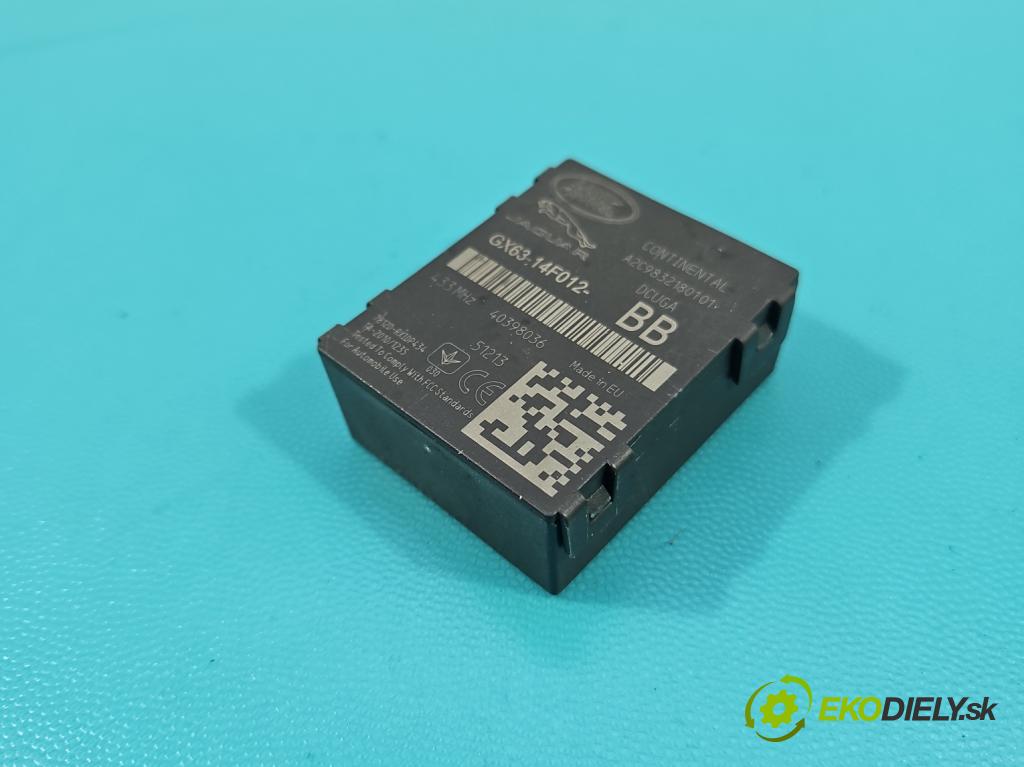 Jaguar XF II X260 2015- 3.0 V6 340KM: automatic 250 kW 2995 cm3 4- riadiaca jednotka ostatné GX63-14F012-BB