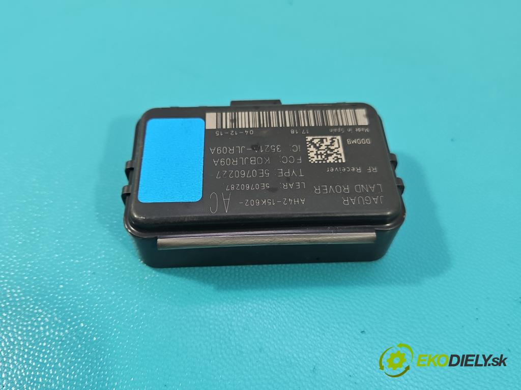 Jaguar XF II X260 2015- 3.0 V6 340KM: automatic 250 kW 2995 cm3 4- riadiaca jednotka ostatné AH42-15K602-AC