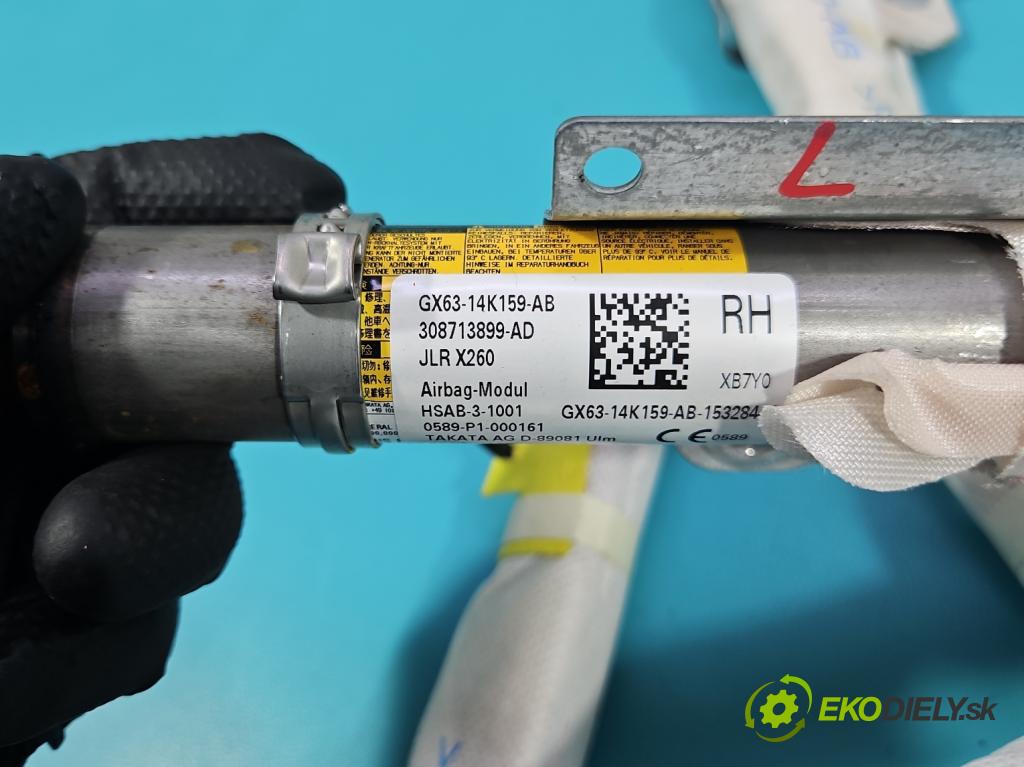 Jaguar XF II X260 2015- 3.0 V6 340KM: automatic 250 kW 2995 cm3 4- clona ľavé GX63-14K159-AB