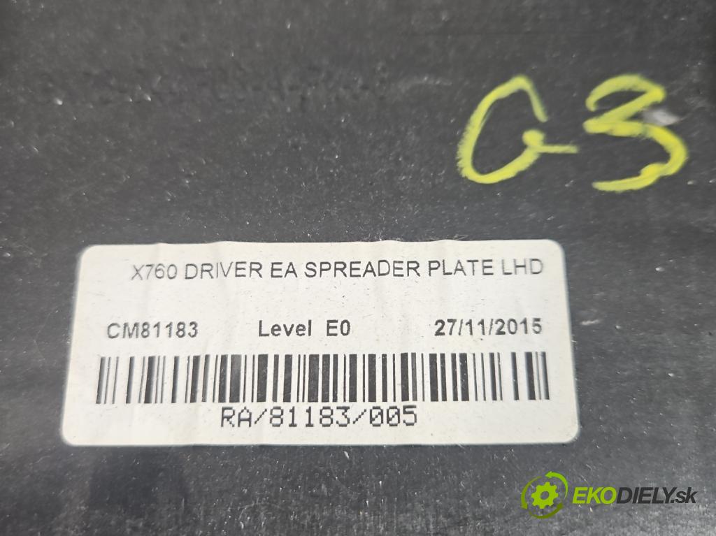 Jaguar XF II X260 2015- 3.0 V6 340KM: automatic 250 kW 2995 cm3 4- kryt plast GX73-044F08-A