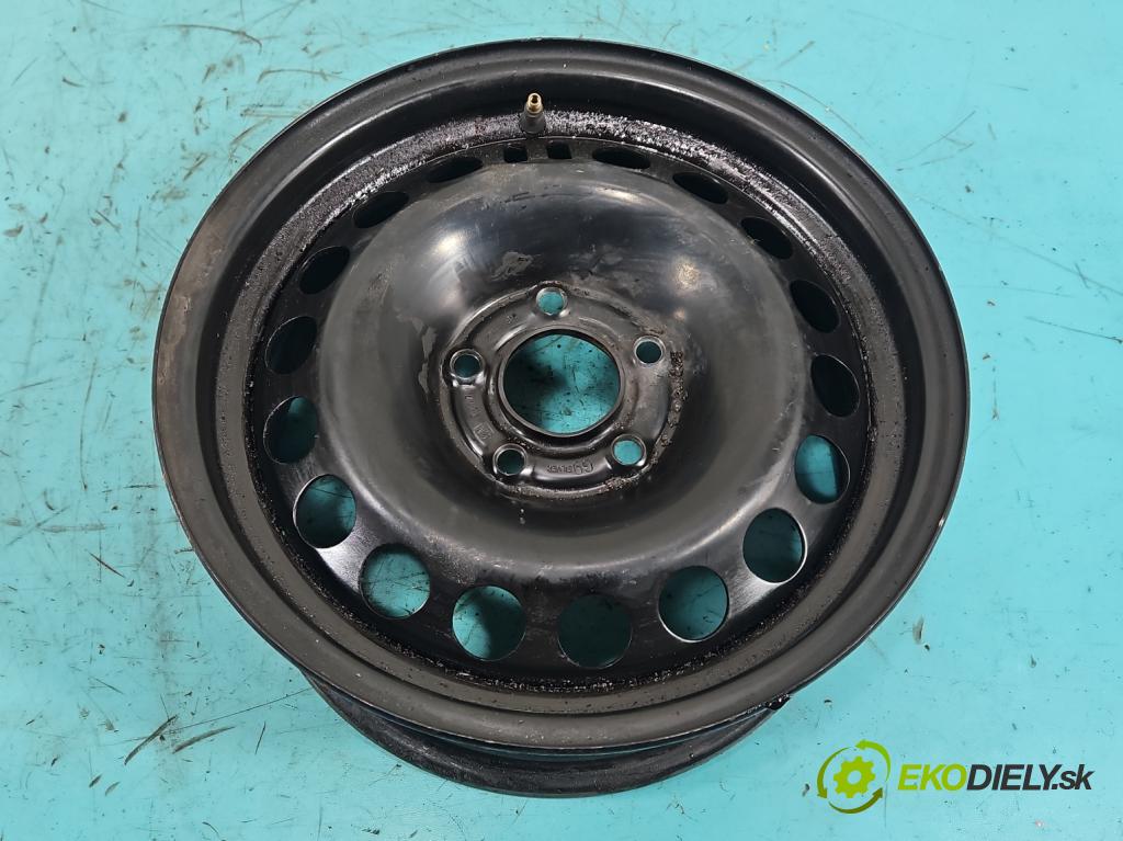 Opel Meriva B 2010-2017 1.4 16V 101 HP manual 74 kW 1398 cm3 5- Disk oceľový 15"