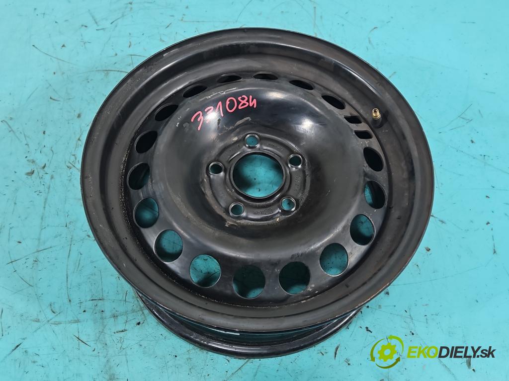 Opel Meriva B 2010-2017 1.4 16V 101 HP manual 74 kW 1398 cm3 5- Disk oceľový 15"