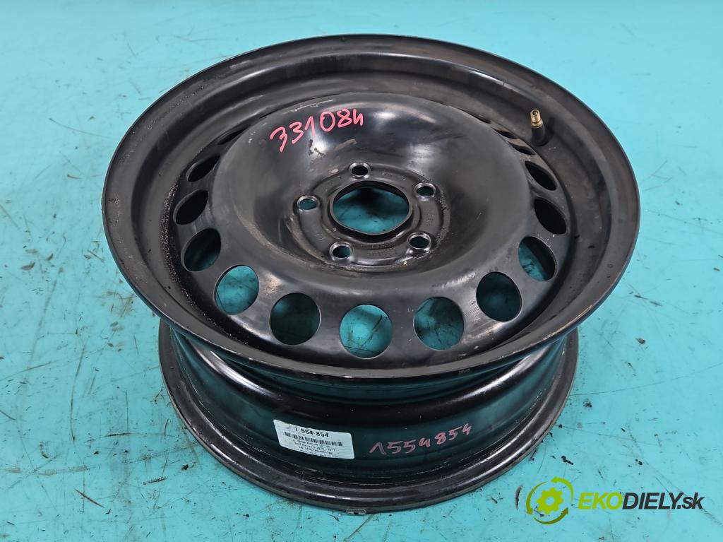 Opel Meriva B 2010-2017 1.4 16V 101 HP manual 74 kW 1398 cm3 5- Disk oceľový 15