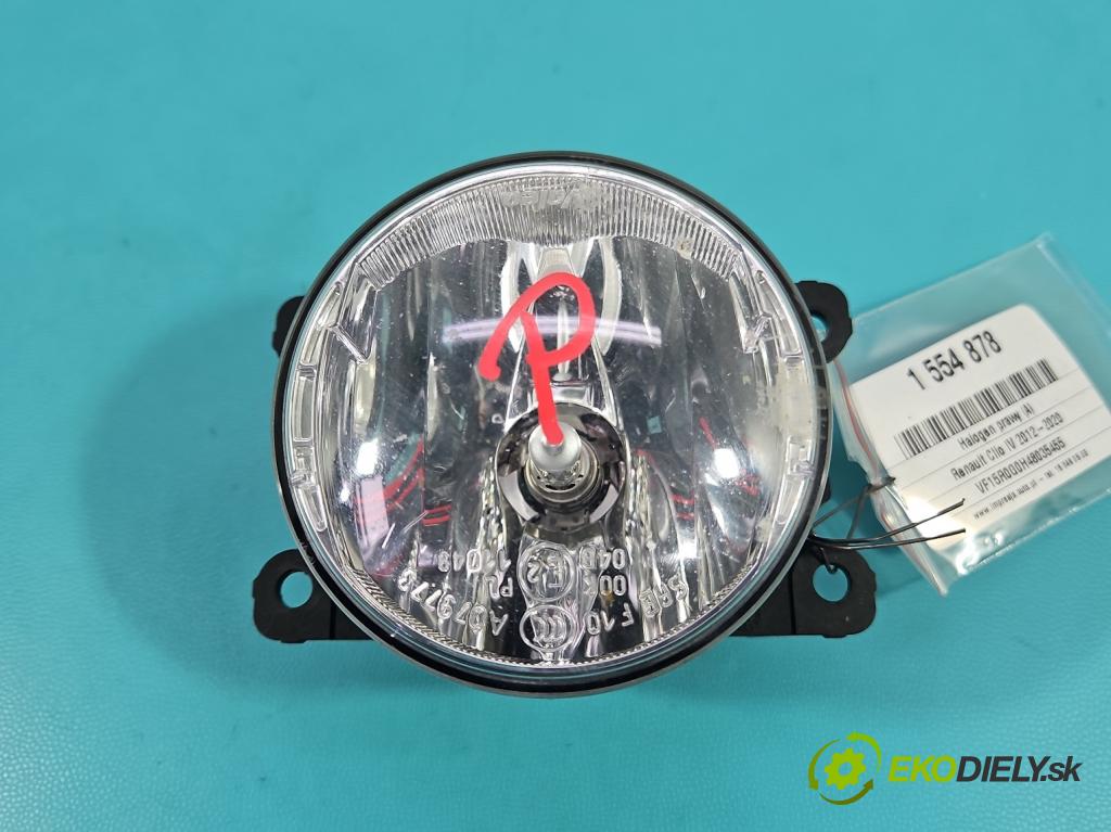 Renault Clio IV 2012-2020 1.2 16V 73 HP manual 54 kW 1149 cm3 5- Halogen pravý  (Kľučka dverí ostatné)