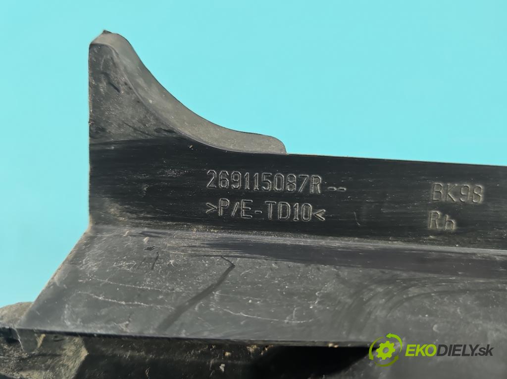 Renault Clio IV 2012-2020 1.2 16V 73 HP manual 54 kW 1149 cm3 5- Upevnenie: 269115087R