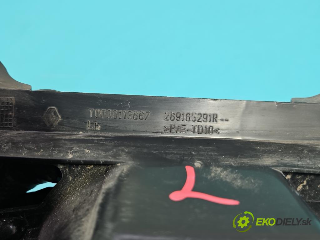 Renault Clio IV 2012-2020 1.2 16V 73 HP manual 54 kW 1149 cm3 5- Upevnenie: 269165291R