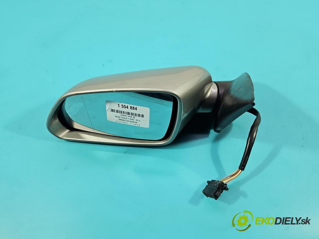 Skoda Octavia II 2004-2013 1.9 tdi 105 HP manual 77 kW 1896 cm3 5- zrkadlo ľavé  (Kľučka dverí ostatné)
