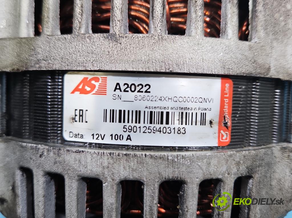 Opel Astra III 2004-2014 1.7 cdti 101 HP manual 74 kW 1686 cm3 5- Alternator A2022 (Alternátor)