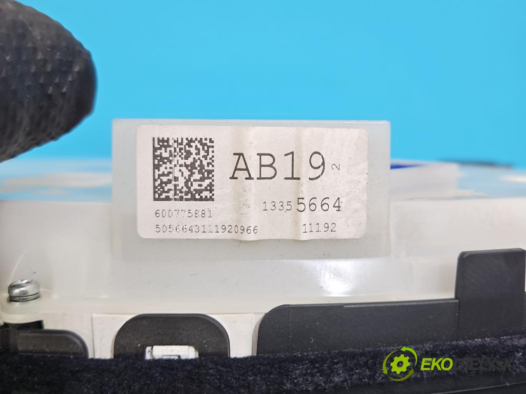 Opel Astra IV 2009-2015 1.7 cdti 125 hp manual 92 kW 1686 cm3 5- Přístrojová deska 13355664 (Přístrojová deska)