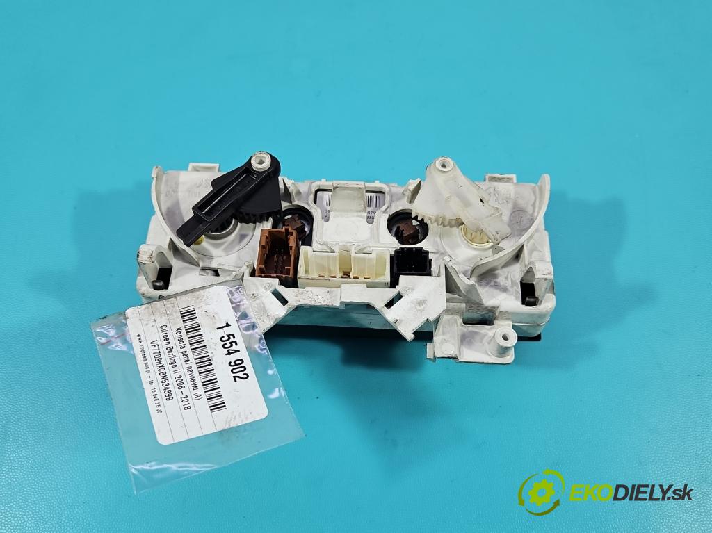 Citroen Berlingo II 2008-2018 1.6 hdi 90 hp manual 66.2 kW 1560 cm3 5- palubní deska panel topení 9676532480