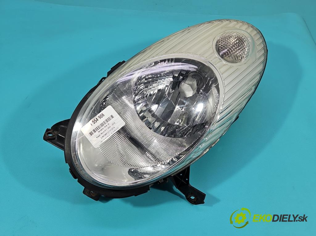 Nissan Micra K12 2003-2010 1.5 dci 82 HP manual 60 kW 1461 cm3 3- Reflektor: ľavý  (Kľučka dverí ostatné)