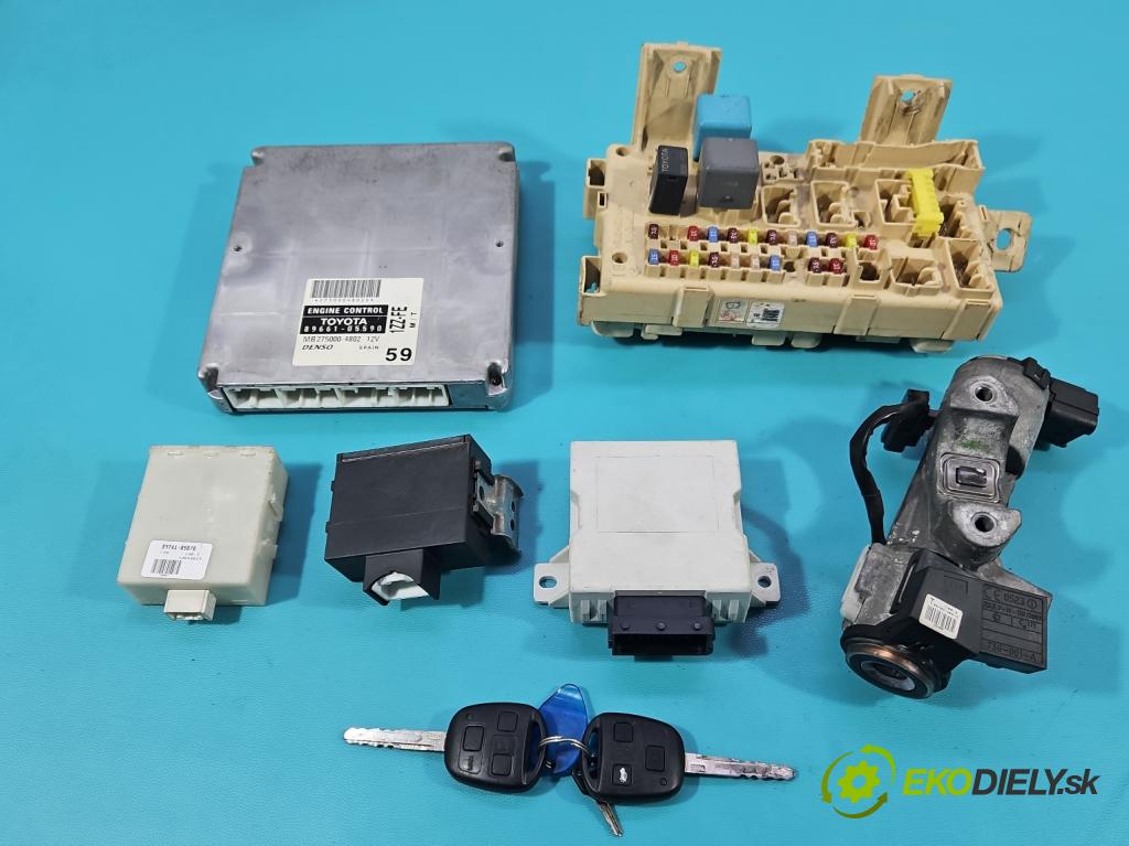 Toyota Avensis II T25 2003-2008 1.8 vvti 129 HP manual 95 kW 1794 cm3 4- riadiaca jednotka motora 89661-05590