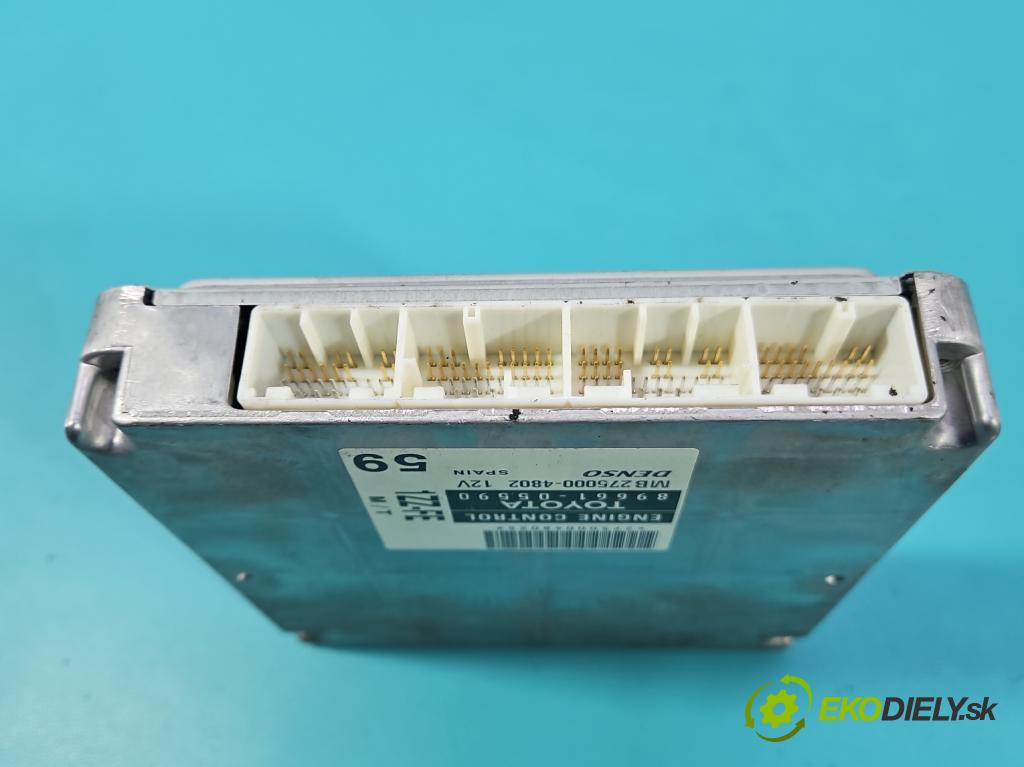 Toyota Avensis II T25 2003-2008 1.8 vvti 129 HP manual 95 kW 1794 cm3 4- riadiaca jednotka motora 89661-05590