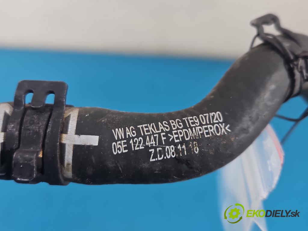 Vw Tiguan II 2016-2024 1.5 TSI 150 hp automatic 110 kW 1498 cm3 5- trubka systému chłodzenia 05E122447F