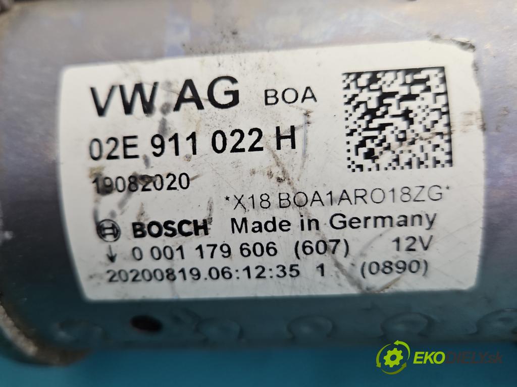 Vw Tiguan II 2016-2024 1.5 TSI 150 HP automatic 110 kW 1498 cm3 5- štartér 02E911022H (Štartér)