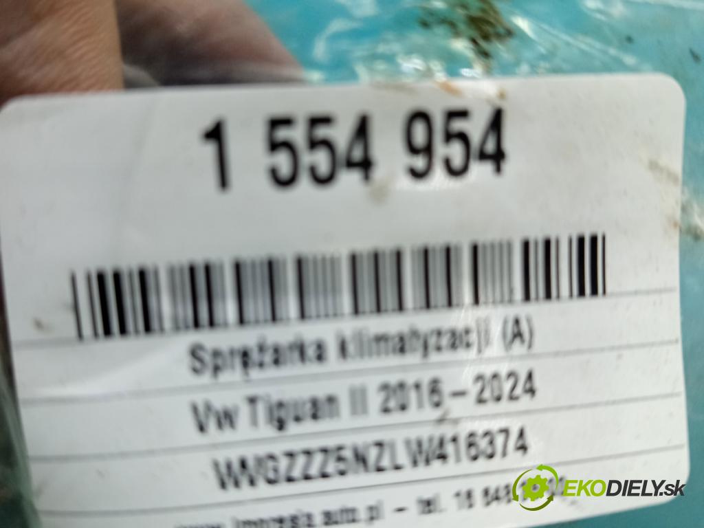 Vw Tiguan II 2016-2024 1.5 TSI 150 HP automatic 110 kW 1498 cm3 5- Kompresor: klimatizácie 3Q0816803D (Kompresor klimatizácie)