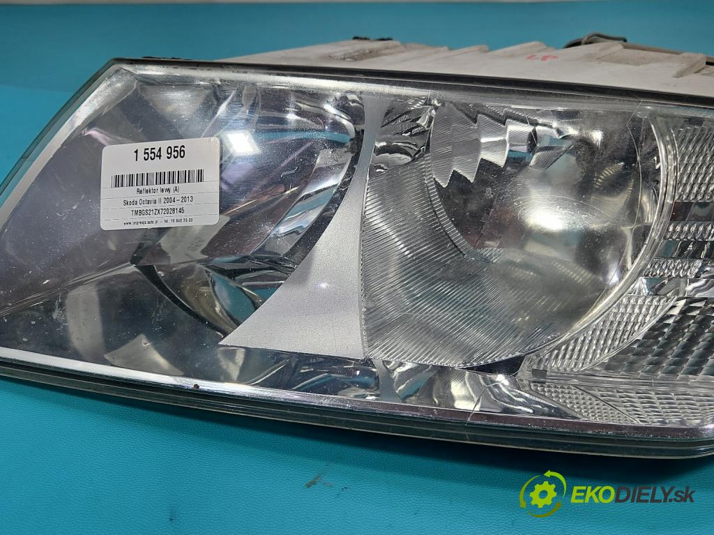Skoda Octavia II 2004-2013 1.9 tdi 105 HP manual 77 kW 1896 cm3 5- Reflektor: ľavý 1Z1941017P (Kľučka dverí ostatné)