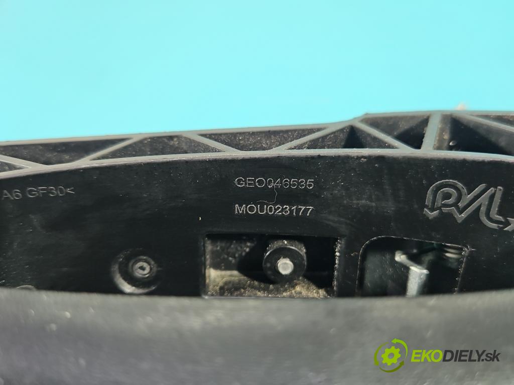 Renault Express 1.5 dci 95 HP manual 70 kW 1461 cm3 5- rukoväť predné ľavé mimo: 806079360R (Kľučka dverí vonkajšia predná ľavá)