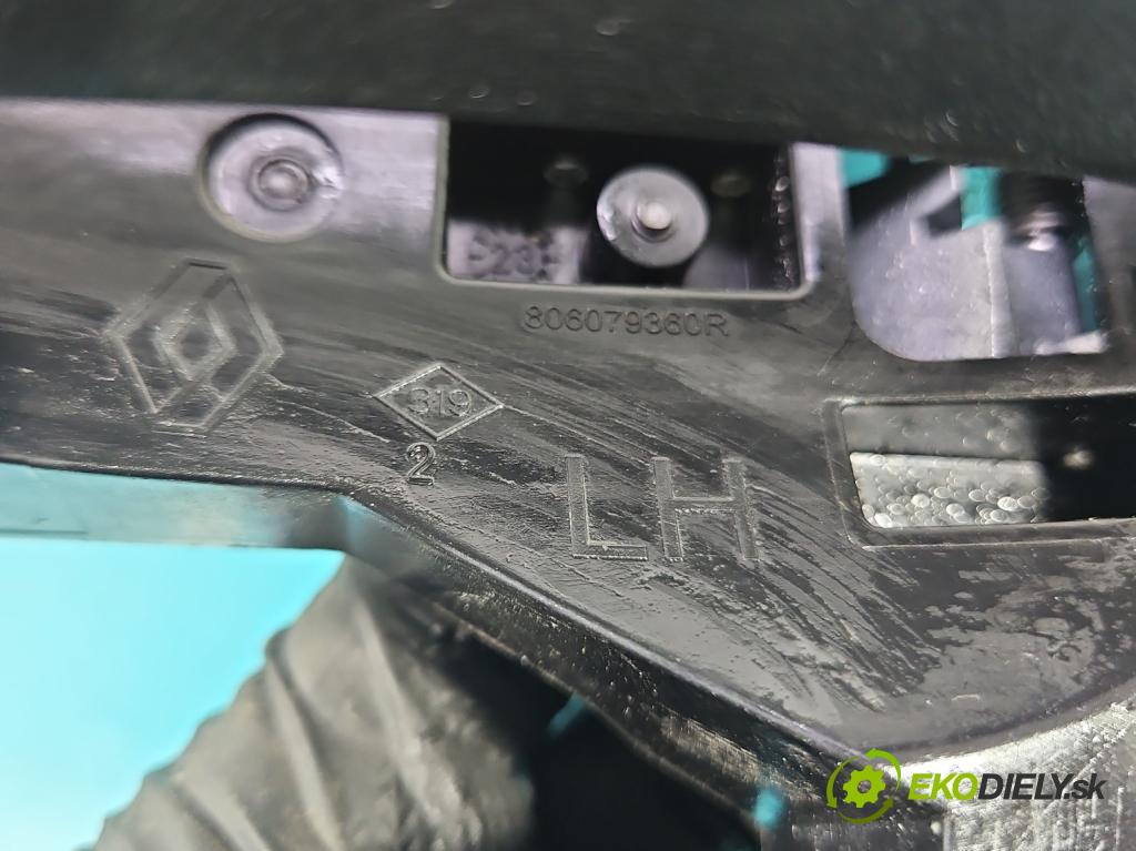 Renault Express 1.5 dci 95 HP manual 70 kW 1461 cm3 5- rukoväť predné ľavé mimo: 806079360R (Kľučka dverí vonkajšia predná ľavá)