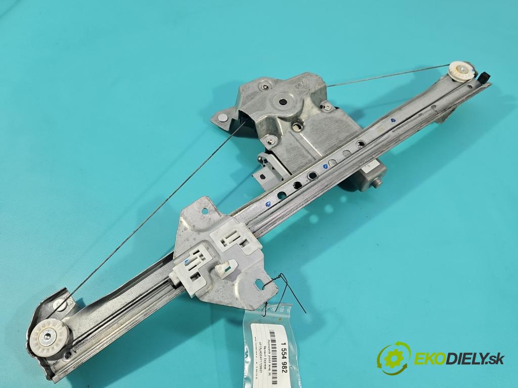 Renault Express 1.5 dci 95 hp manual 70 kW 1461 cm3 5- mechanismus stahování přední levý 128001792