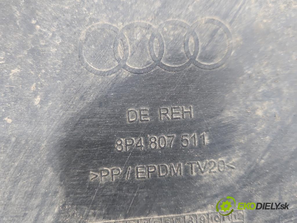 Audi A3 8P 2003-2012 2.0 tdi 140 HP manual 103 kW 1968 cm3 5- nárazník zadné 8P4807511 (Kľučka dverí ostatné)