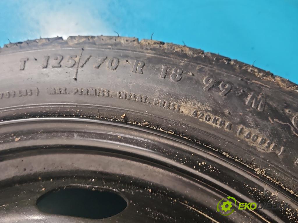 Audi A3 8P 2003-2012 2.0 tdi 140 hp manual 103 kW 1968 cm3 5- kolo náhradní 16"