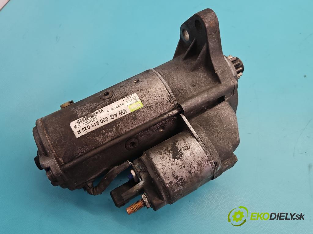 Vw Golf IV 1997-2003 1.9 sdi 68 HP manual 50 kW 1896 cm3 5- štartér 020911023R (Štartér)
