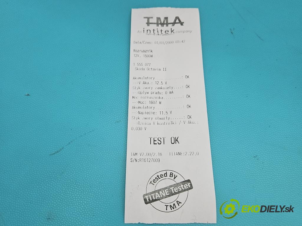 Skoda Octavia II 2004-2013 1.9 tdi 105 HP manual 77 kW 1896 cm3 5- štartér (Štartér)