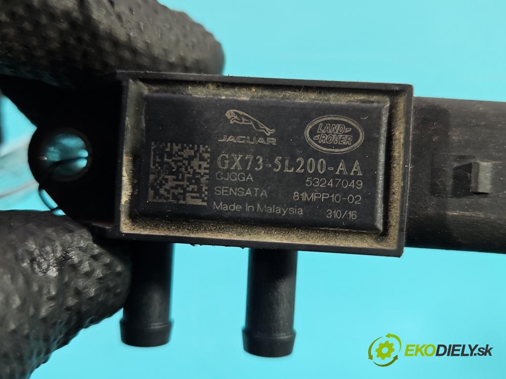 Land rover Discovery Sport 2014-2019 L550 2.0d 150 HP automatic 110 kW 1999 cm3 5- snímač tlak: výfukové GX73-5L200-AA