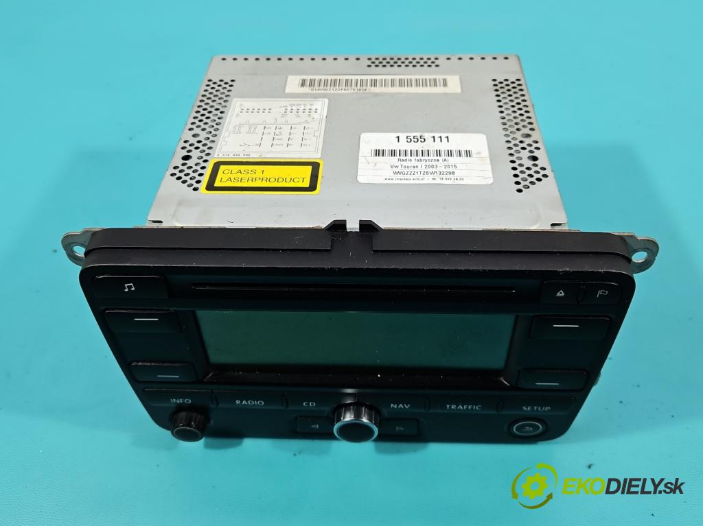 Vw Touran I 2003-2015 2.0 tdi 160 HP manual 118 kW 1968 cm3 5- Radio originál 1K0035191E