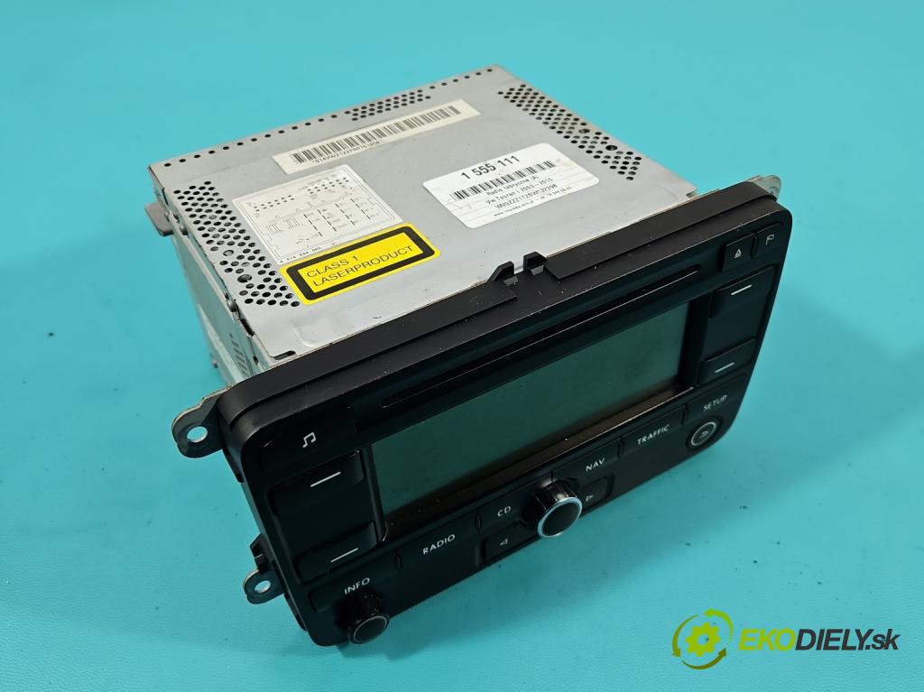 Vw Touran I 2003-2015 2.0 tdi 160 HP manual 118 kW 1968 cm3 5- Radio originál 1K0035191E