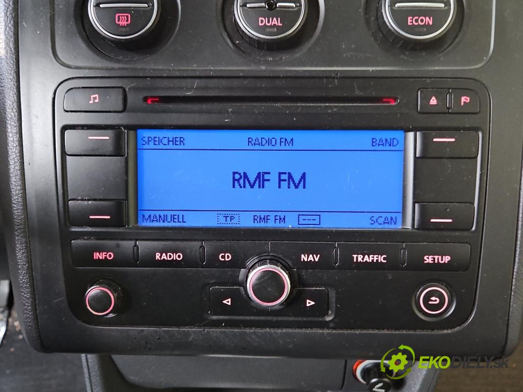 Vw Touran I 2003-2015 2.0 tdi 160 HP manual 118 kW 1968 cm3 5- Radio originál 1K0035191E