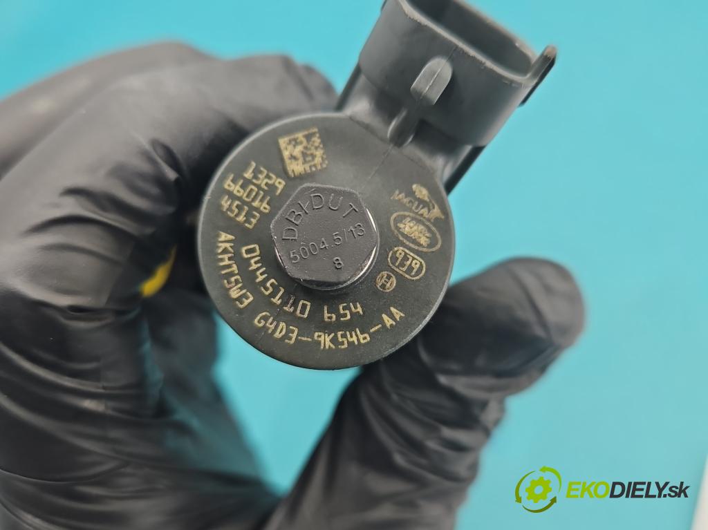 Land rover Discovery Sport 2014-2019 L550 2.0d 150 hp automatic 110 kW 1999 cm3 5- vstřikovač 0445110654 (Vstřikovač paliva)