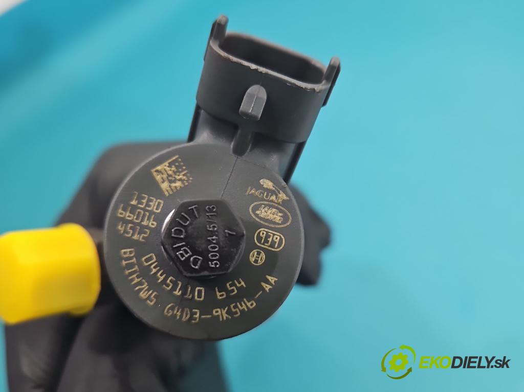 Land rover Discovery Sport 2014-2019 L550 2.0d 150 hp automatic 110 kW 1999 cm3 5- vstřikovač 0445110654 (Vstřikovač paliva)