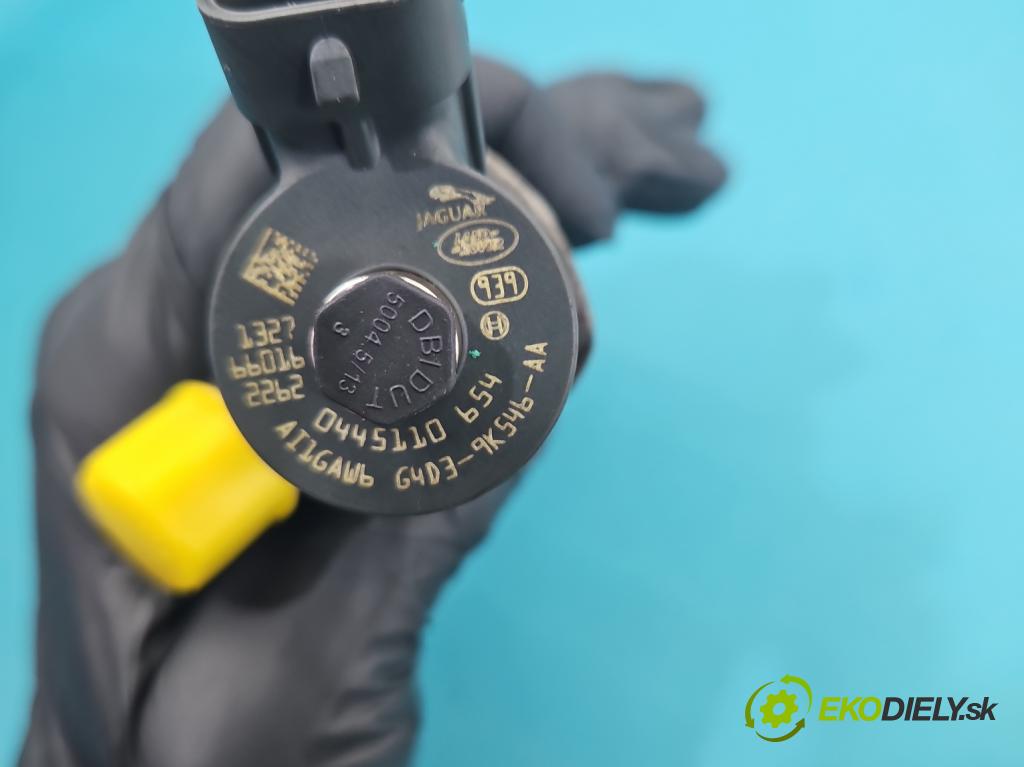 Land rover Discovery Sport 2014-2019 L550 2.0d 150 hp automatic 110 kW 1999 cm3 5- vstřikovač 0445110654 (Vstřikovač paliva)