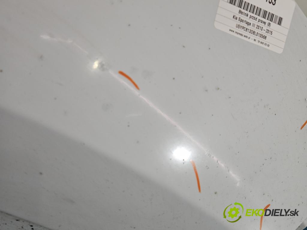 Kia Sportage III 2010-2015 2.0 crdi 136 HP automatic 100 kW 1995 cm3 5- blatník predné pravý  (Kľučka dverí ostatné)