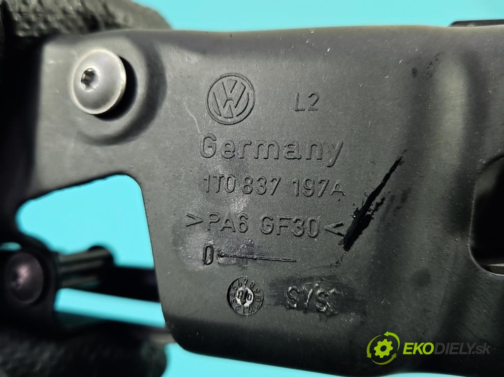 Vw Touran I 2003-2015 2.0 tdi 160 hp manual 118 kW 1968 cm3 5- klika uvnitř: přední levé 1T0837197A