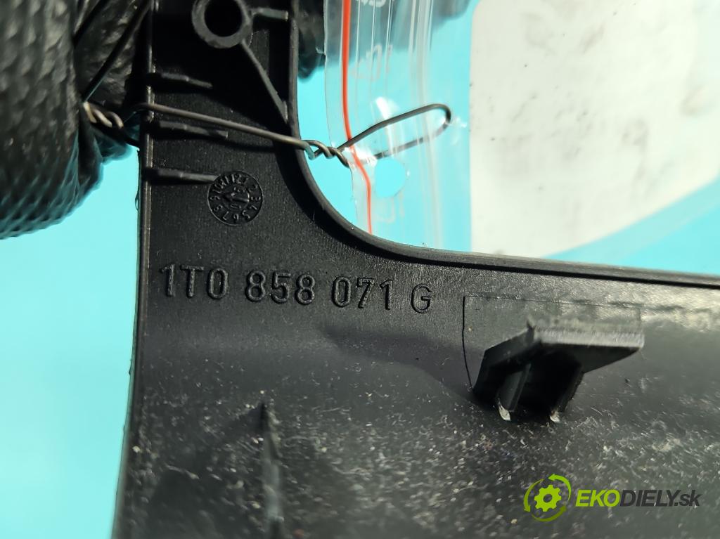 Vw Touran I 2003-2015 2.0 tdi 160 hp manual 118 kW 1968 cm3 5- rameček rádia 1T0858071G