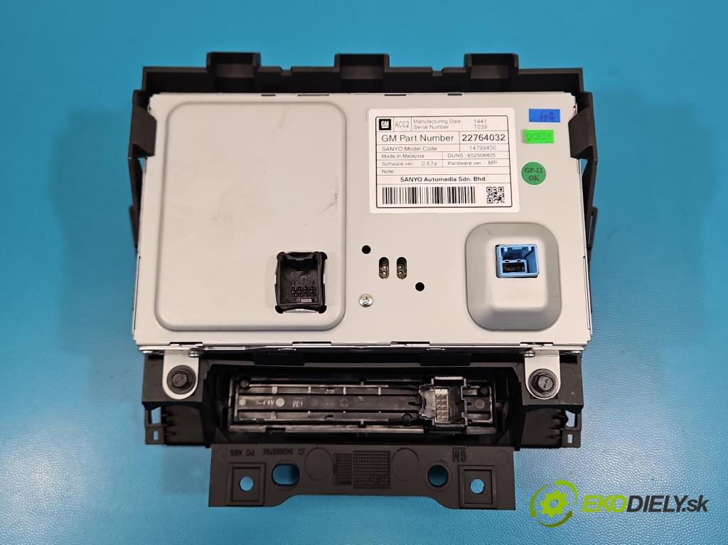 Opel Astra IV 2009-2015 1.7 cdti 125 HP manual 92 kW 1686 cm3 5- Zobrazit: 22764032 (Prístrojová doska)