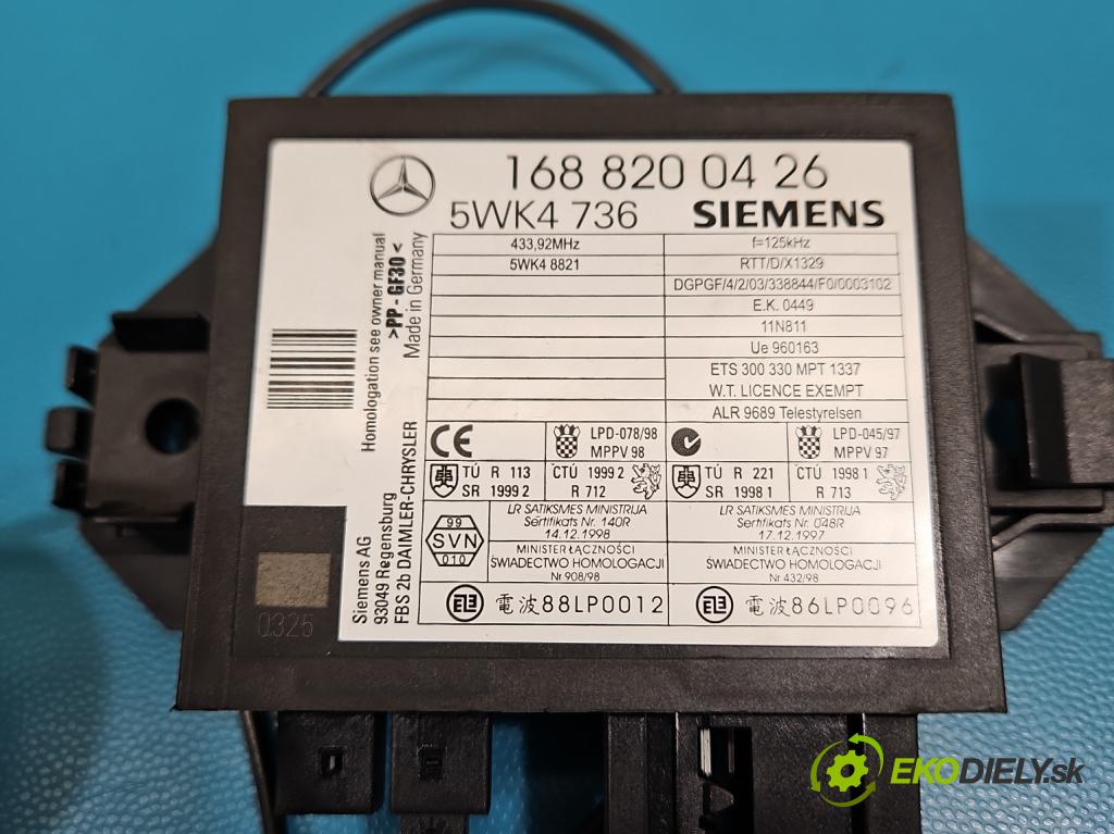 Mercedes A W168 1997-2004 1.7 cdi 95 hp manual 70 kW 1689 cm3 5- řídící jednotka motoru A6681530279