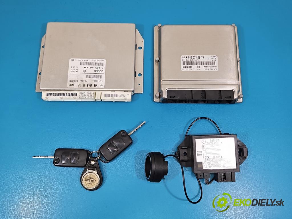 Mercedes A W168 1997-2004 1.7 cdi 95 hp manual 70 kW 1689 cm3 5- řídící jednotka motoru A6681530279