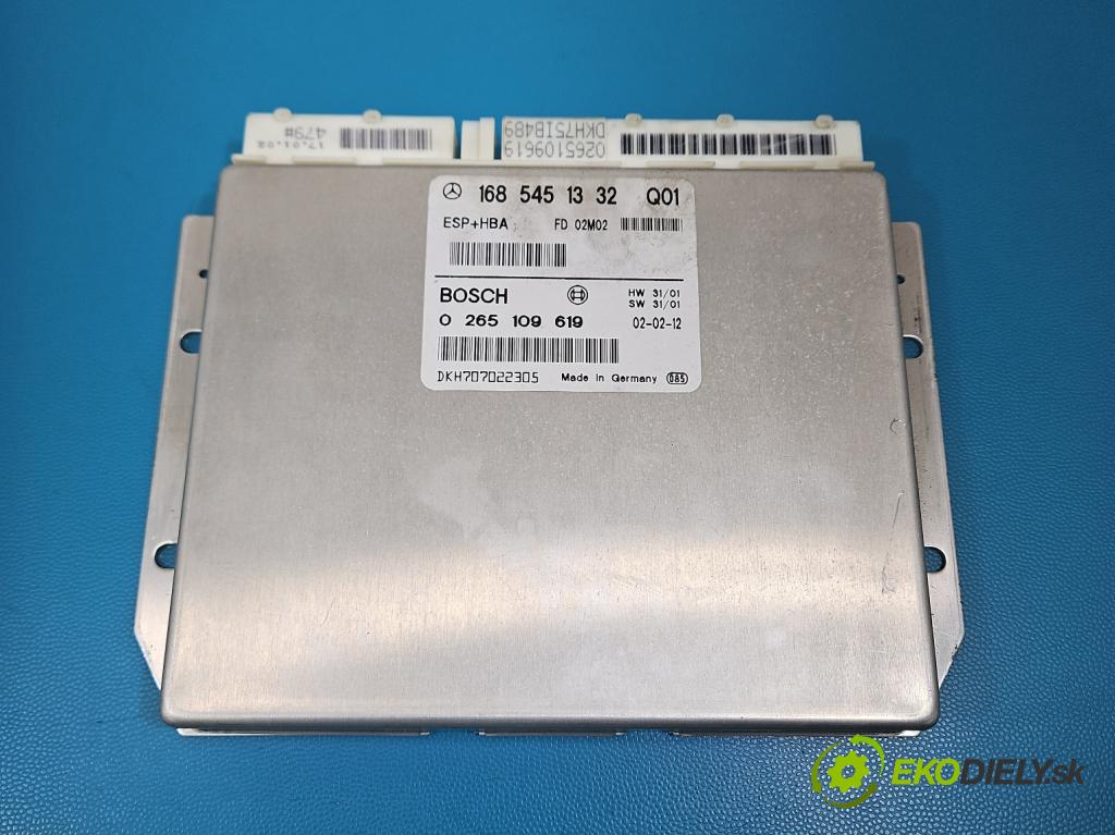 Mercedes A W168 1997-2004 1.7 cdi 95 hp manual 70 kW 1689 cm3 5- řídící jednotka motoru A6681530279