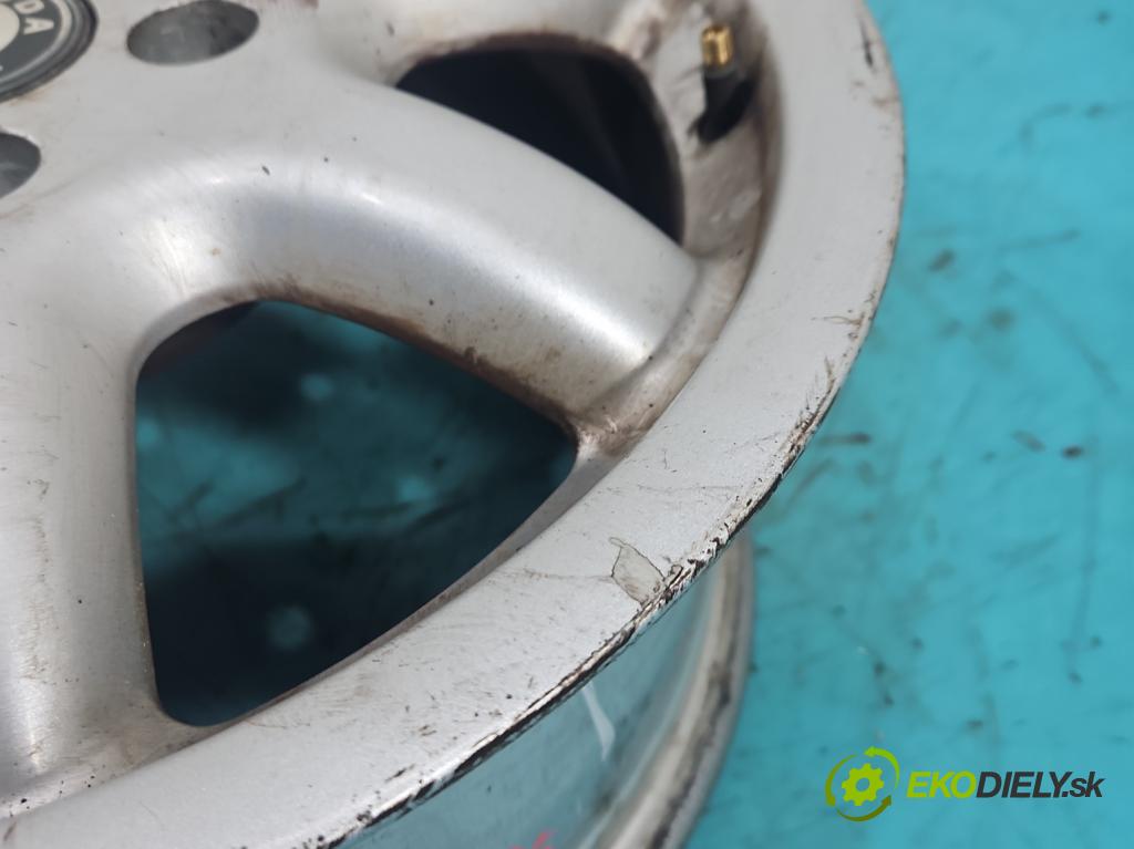 Skoda Octavia II 2004-2013 1.9 tdi 105 HP manual 77 kW 1896 cm3 5- Disk hliník 16" komplet 8D0601025J