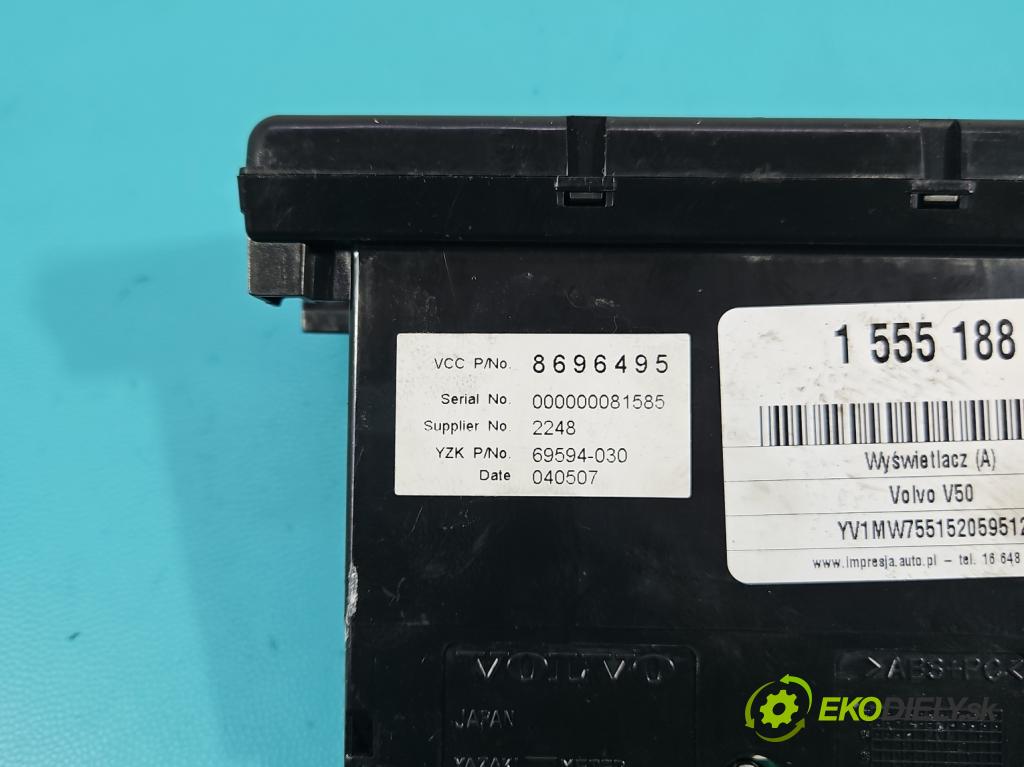 Volvo V50 2.0d 136 HP manual 100 kW 1997 cm3 5- Zobrazit: 8696495 (Prístrojová doska)