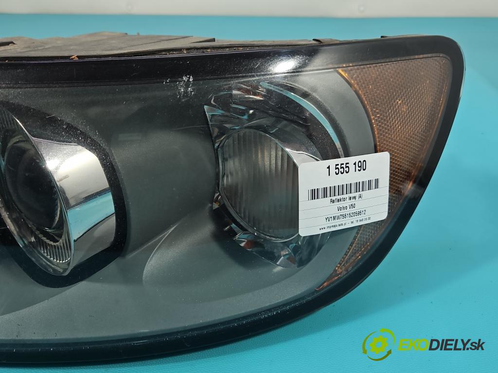 Volvo V50 2.0d 136 HP manual 100 kW 1997 cm3 5- Reflektor: ľavý 30698885 (Kľučka dverí ostatné)